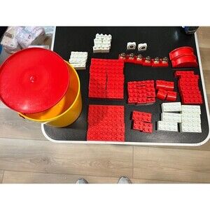 VNTG 80's Entex Giant Size  Loc Blocs Bucket